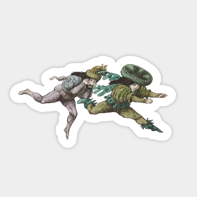 Run for the Dragon Sticker by FrisoHenstra